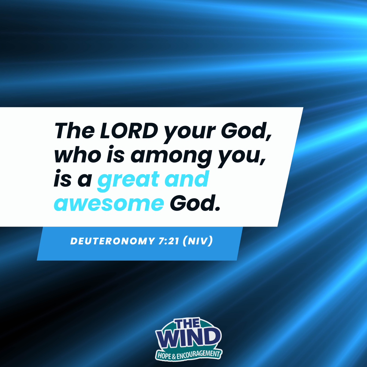 Deuteronomy 7:21