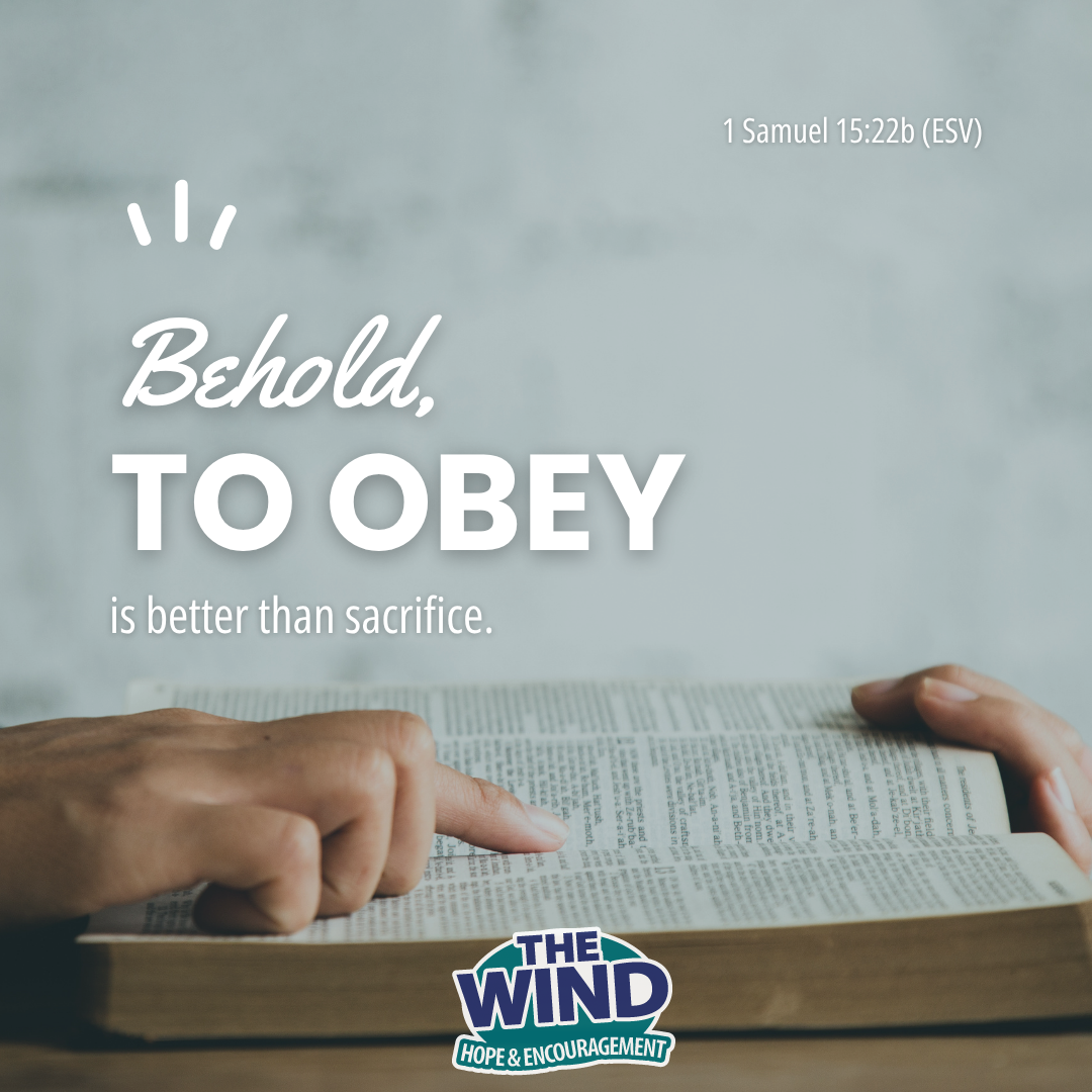 1 Samuel 15:22b