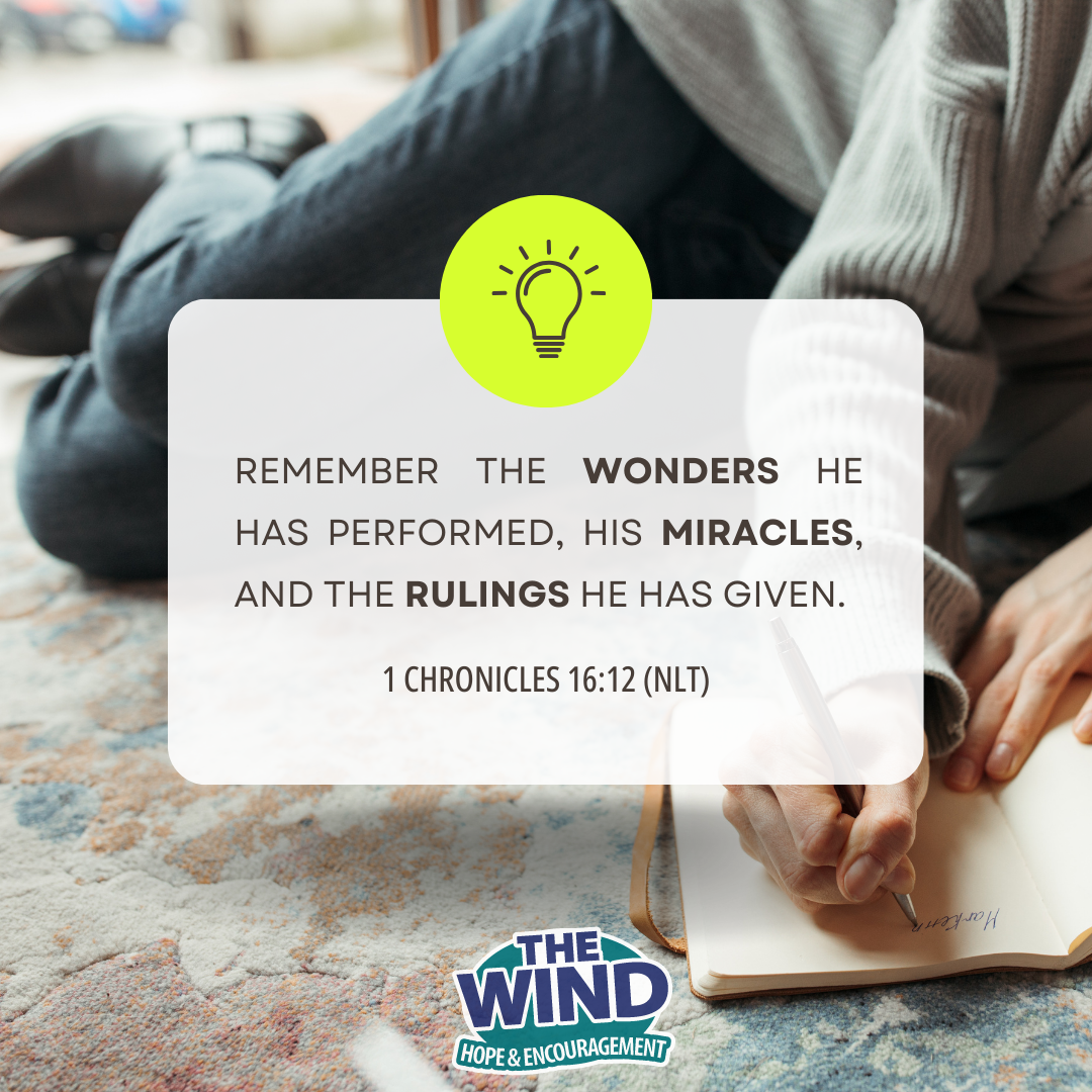 1 Chronicles 16:12