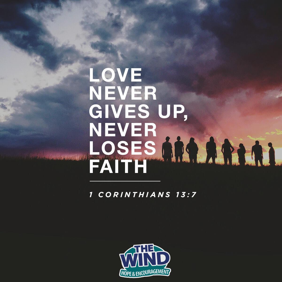1 Corinthians 13:7