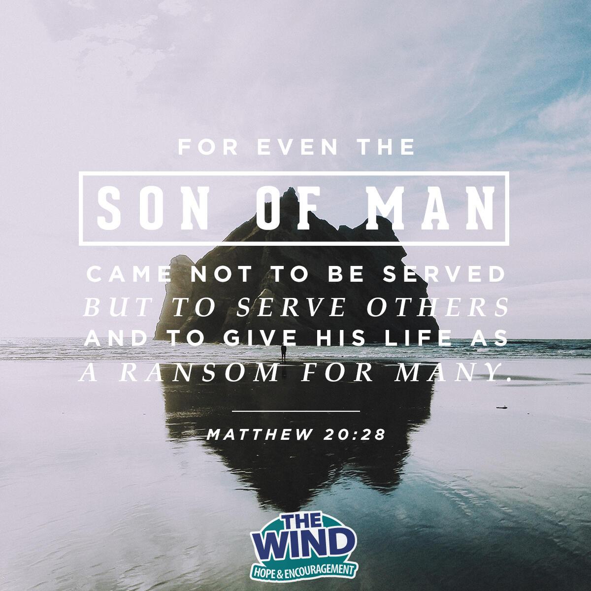 Matthew 20:28