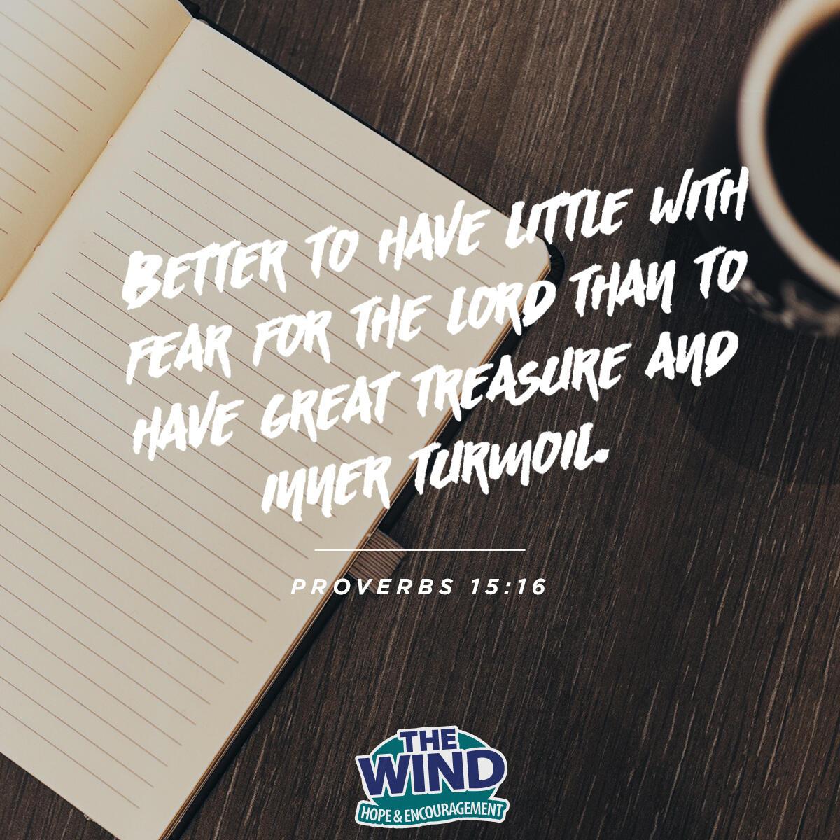 Proverbs 15:16