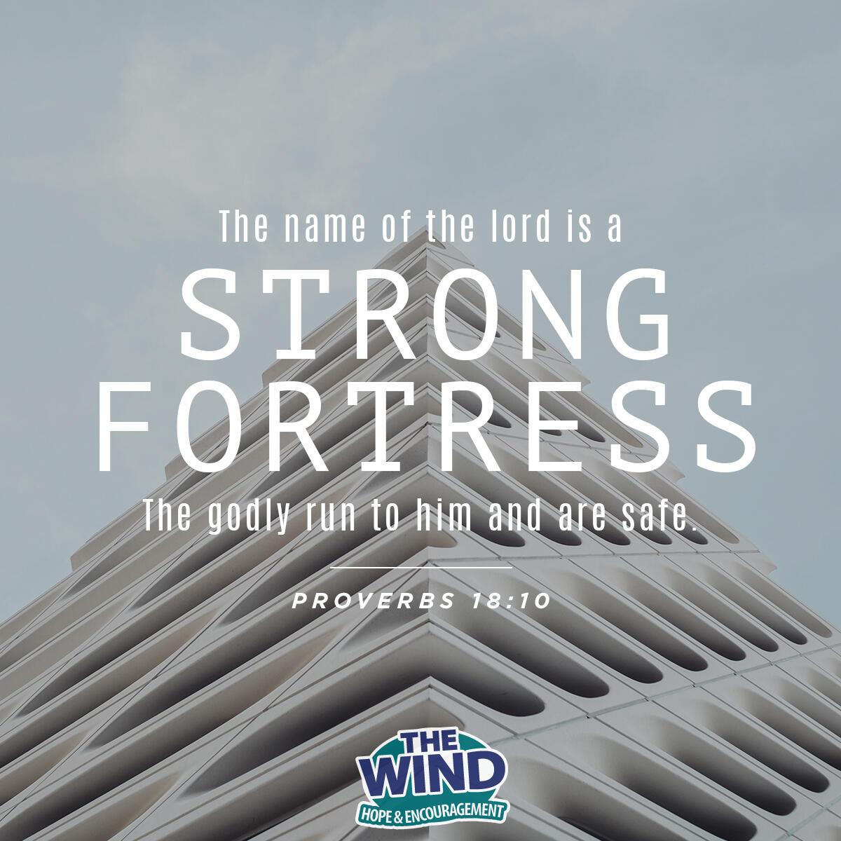 Proverbs 18:10