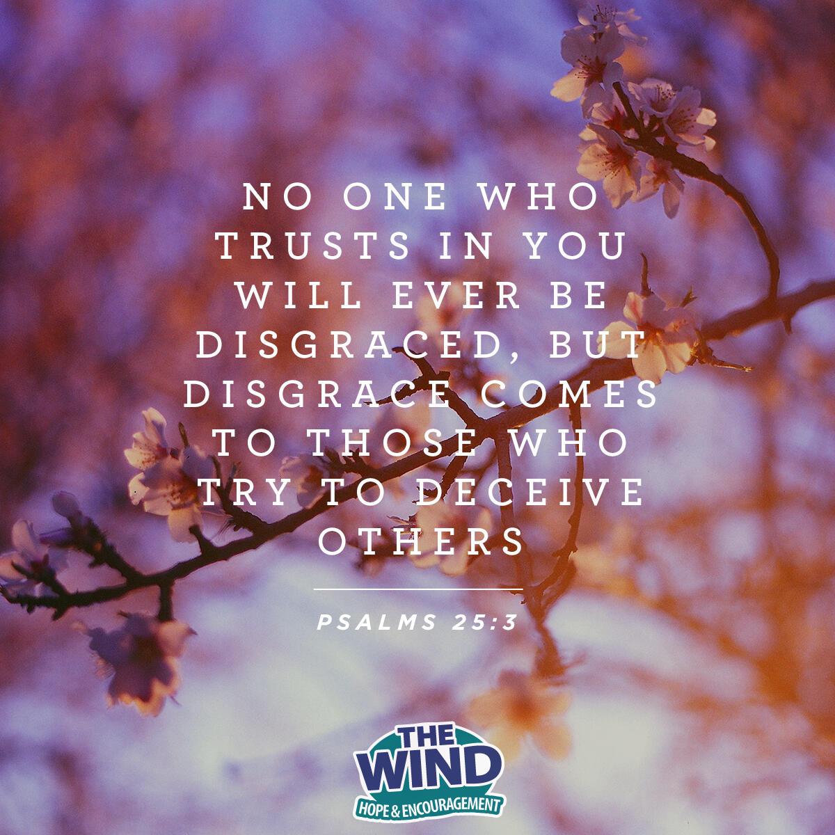 Psalms 25: 3