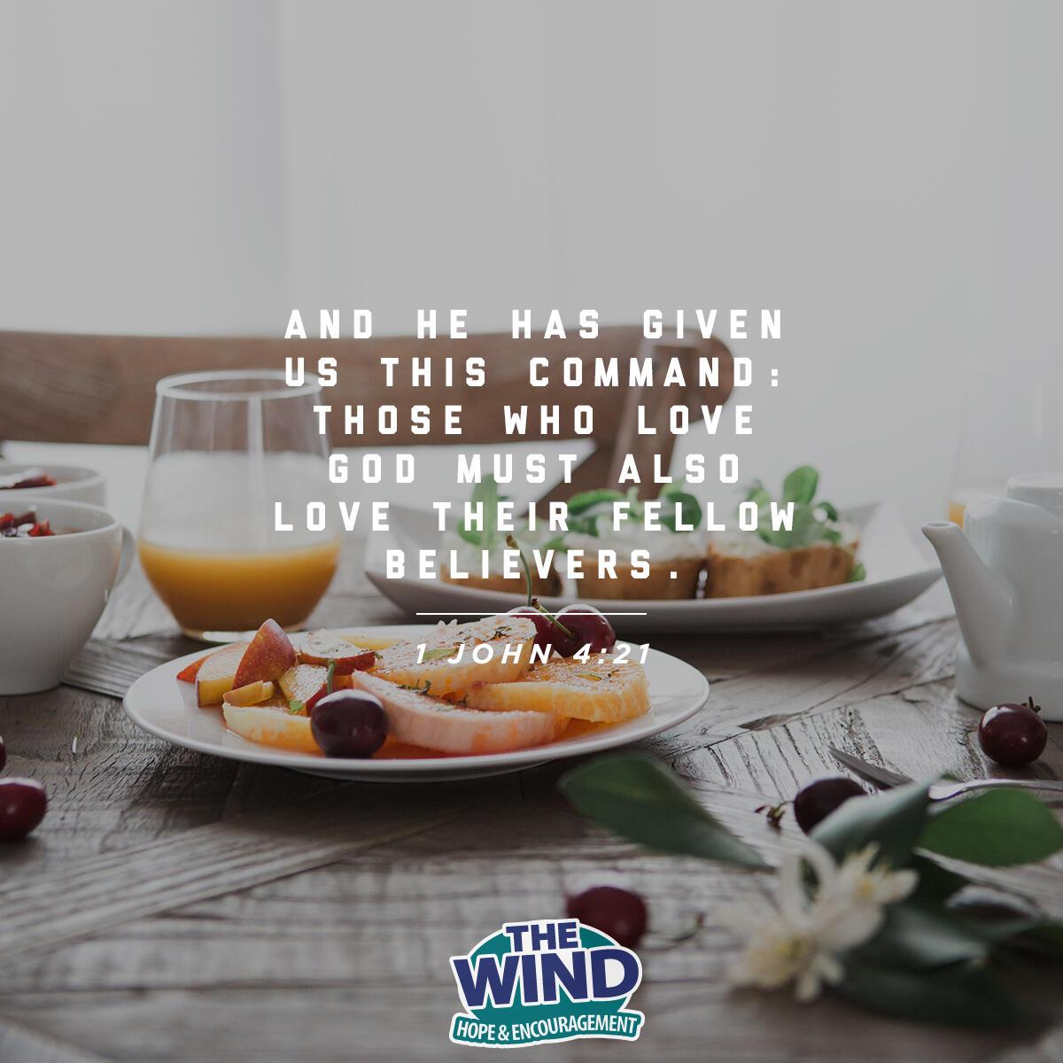 1 John 4:21