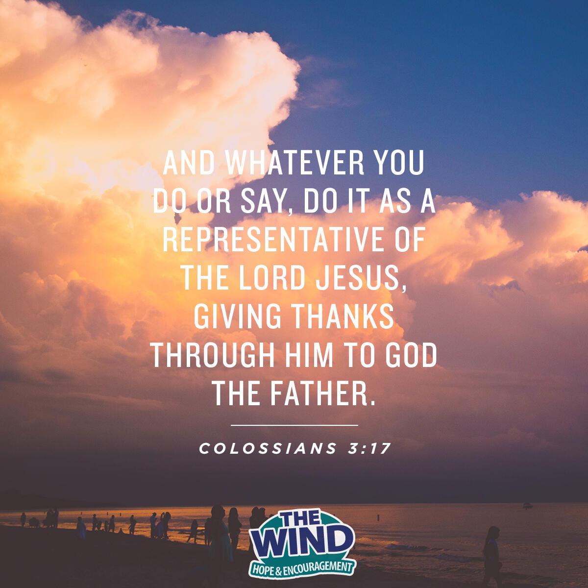 Colossians 3:17