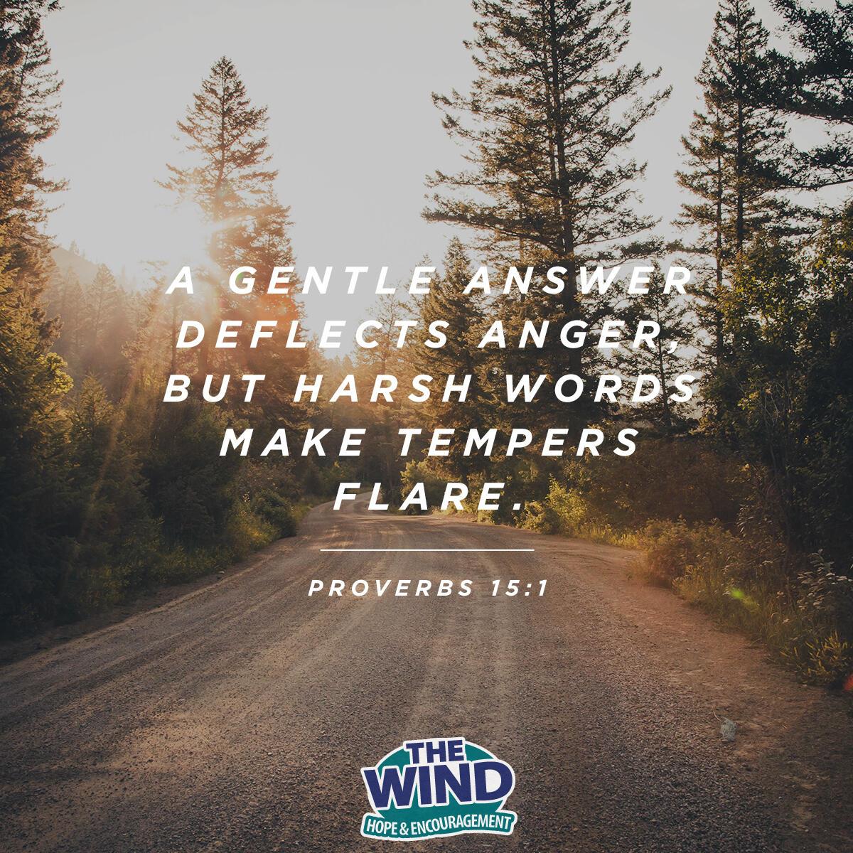 Proverbs 15:1