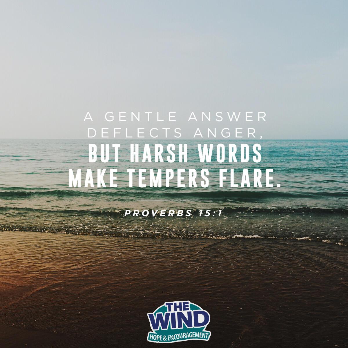 Proverbs 15:1