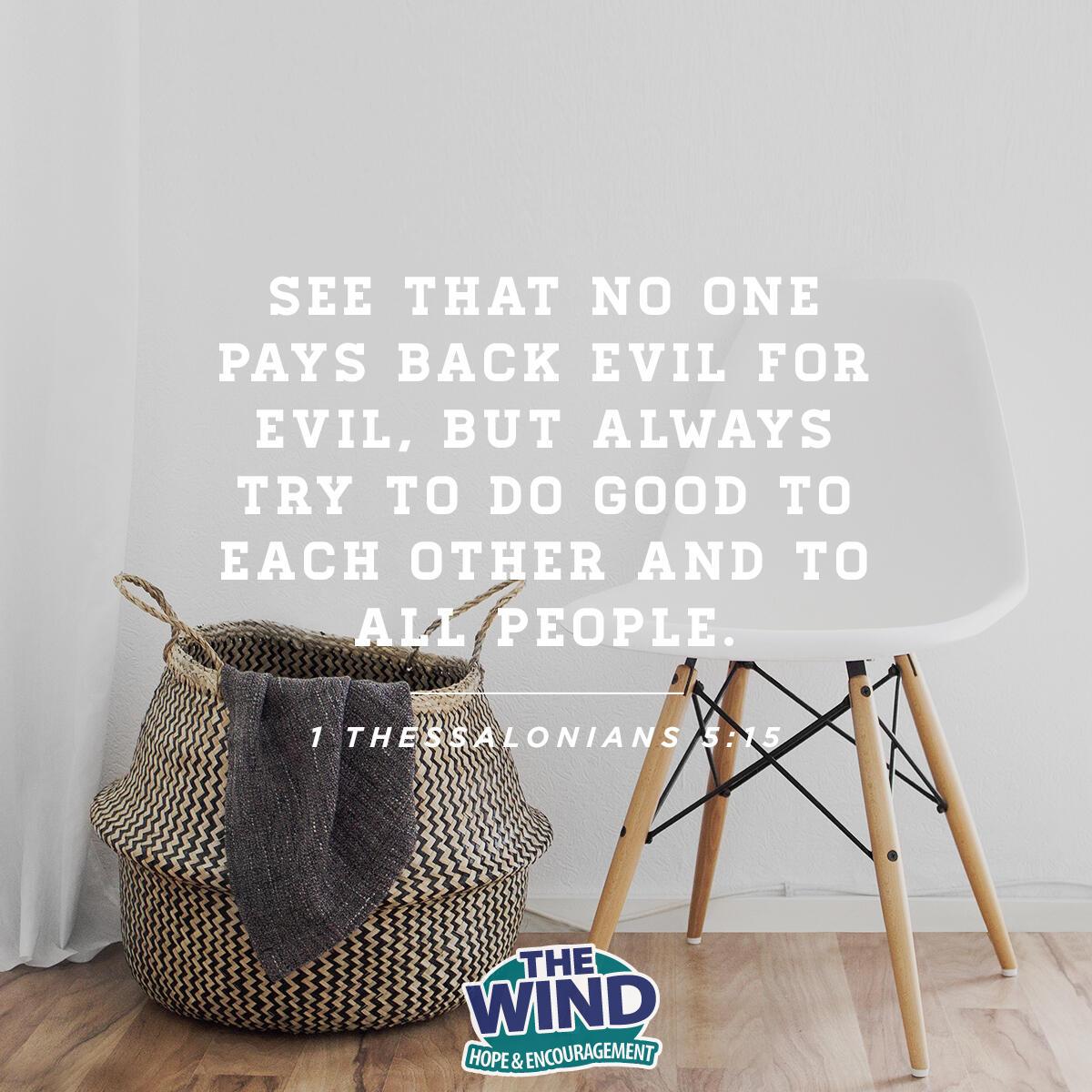 1 Thessalonians 5:15