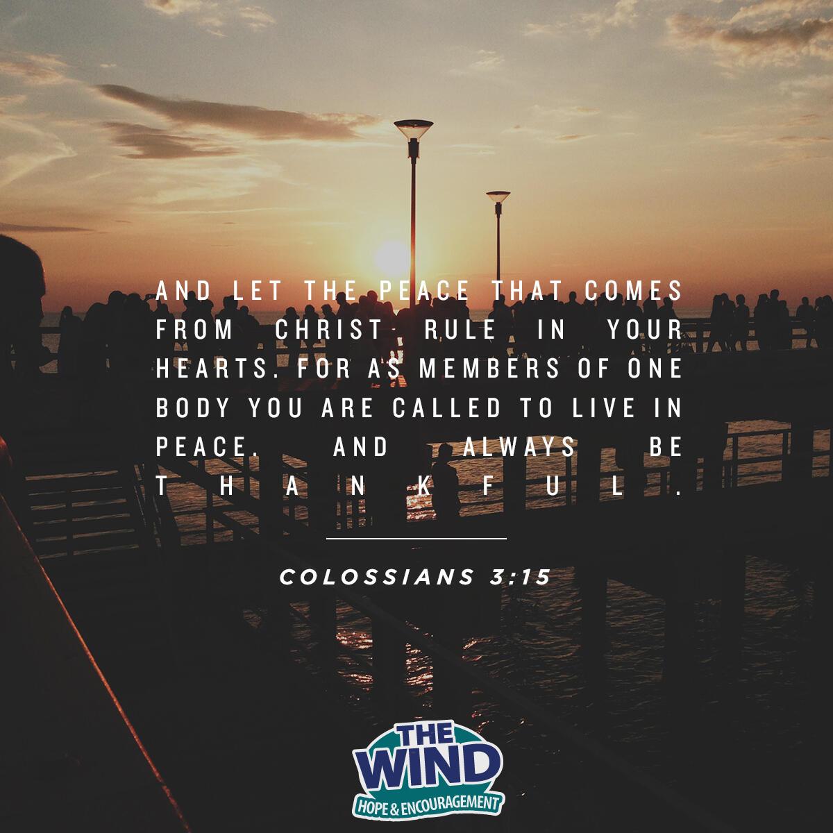 Colossians 3:15