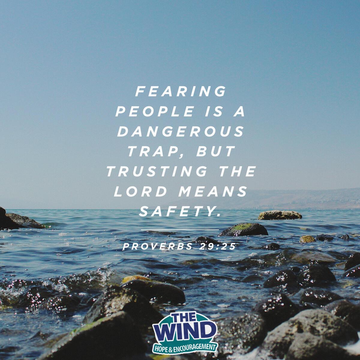 Proverbs 29:25