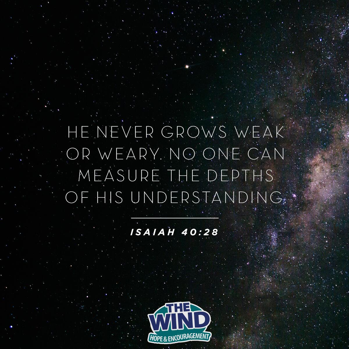 Isaiah 40:28