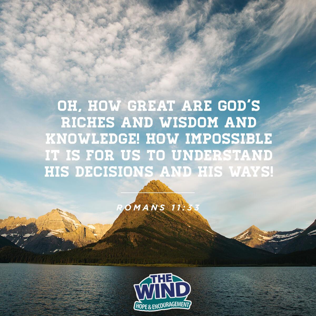Romans 11:33