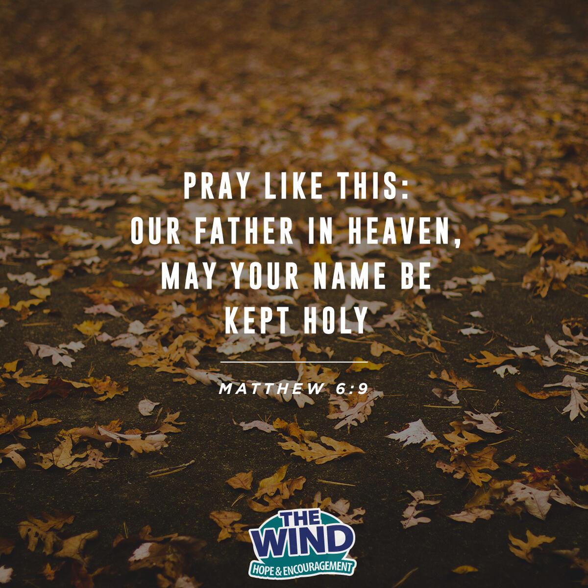 Matthew 6:9