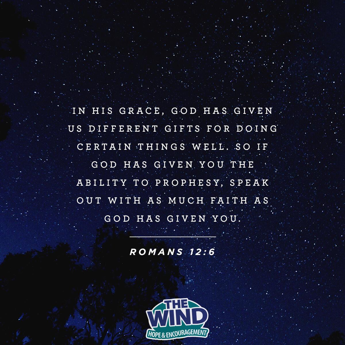 Romans 12:6