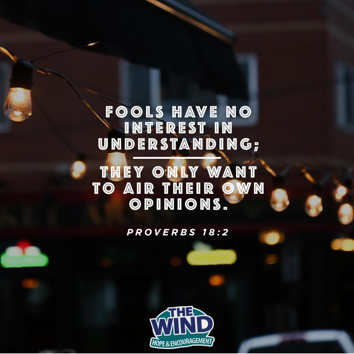 Proverbs 18:2
