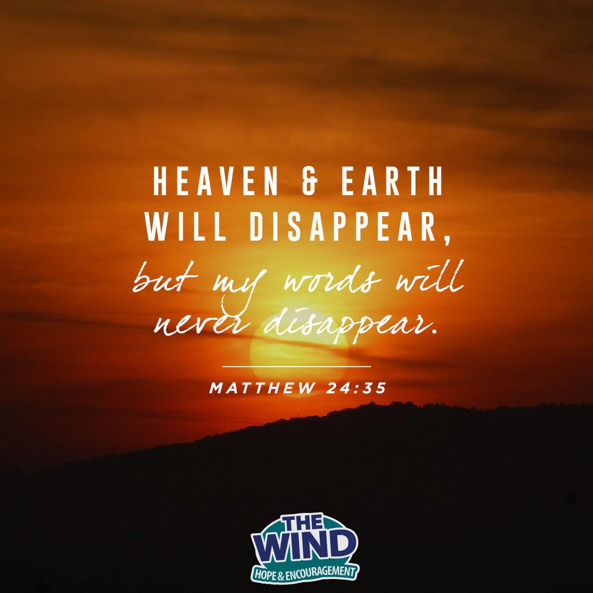 Matthew 24:35