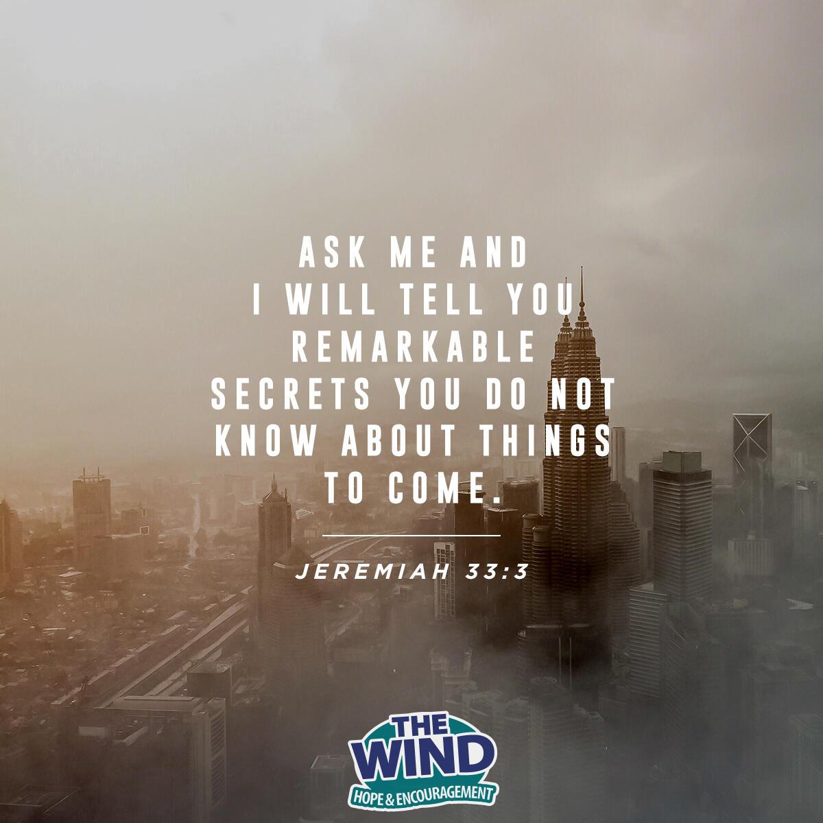 Jeremiah 33:3