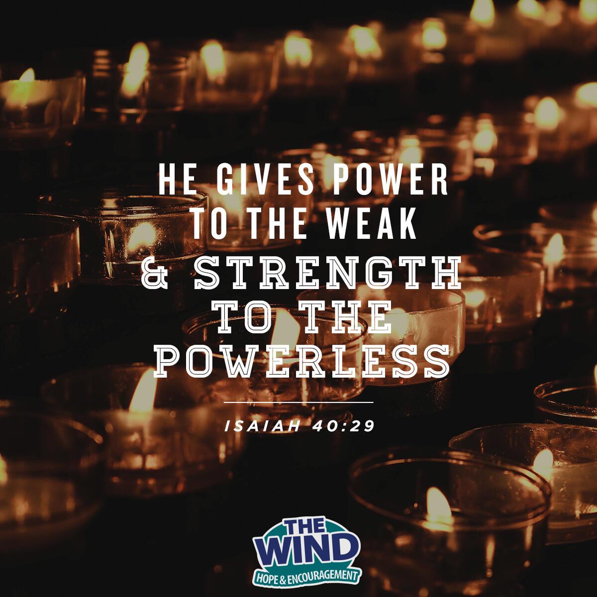 Isaiah 40:29