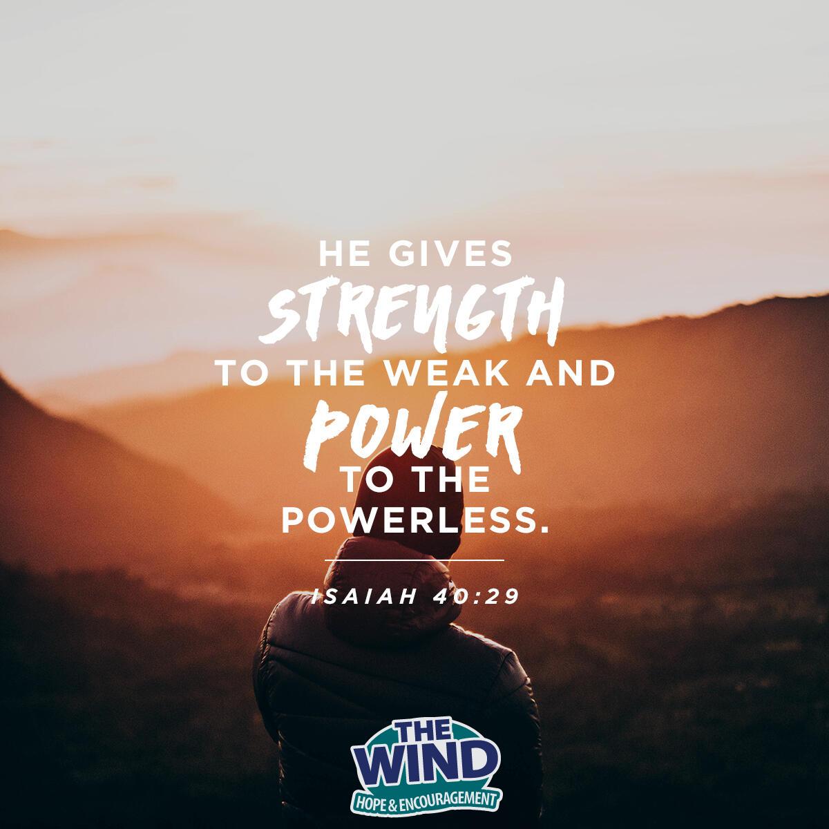 Isaiah 40:29