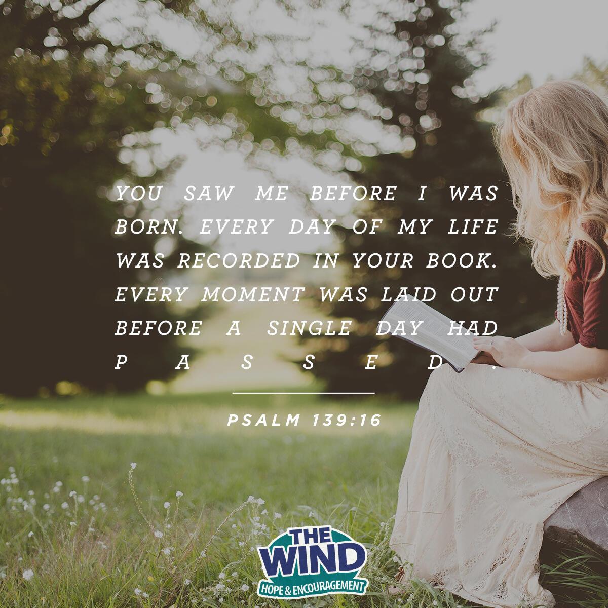 Psalm 139:16