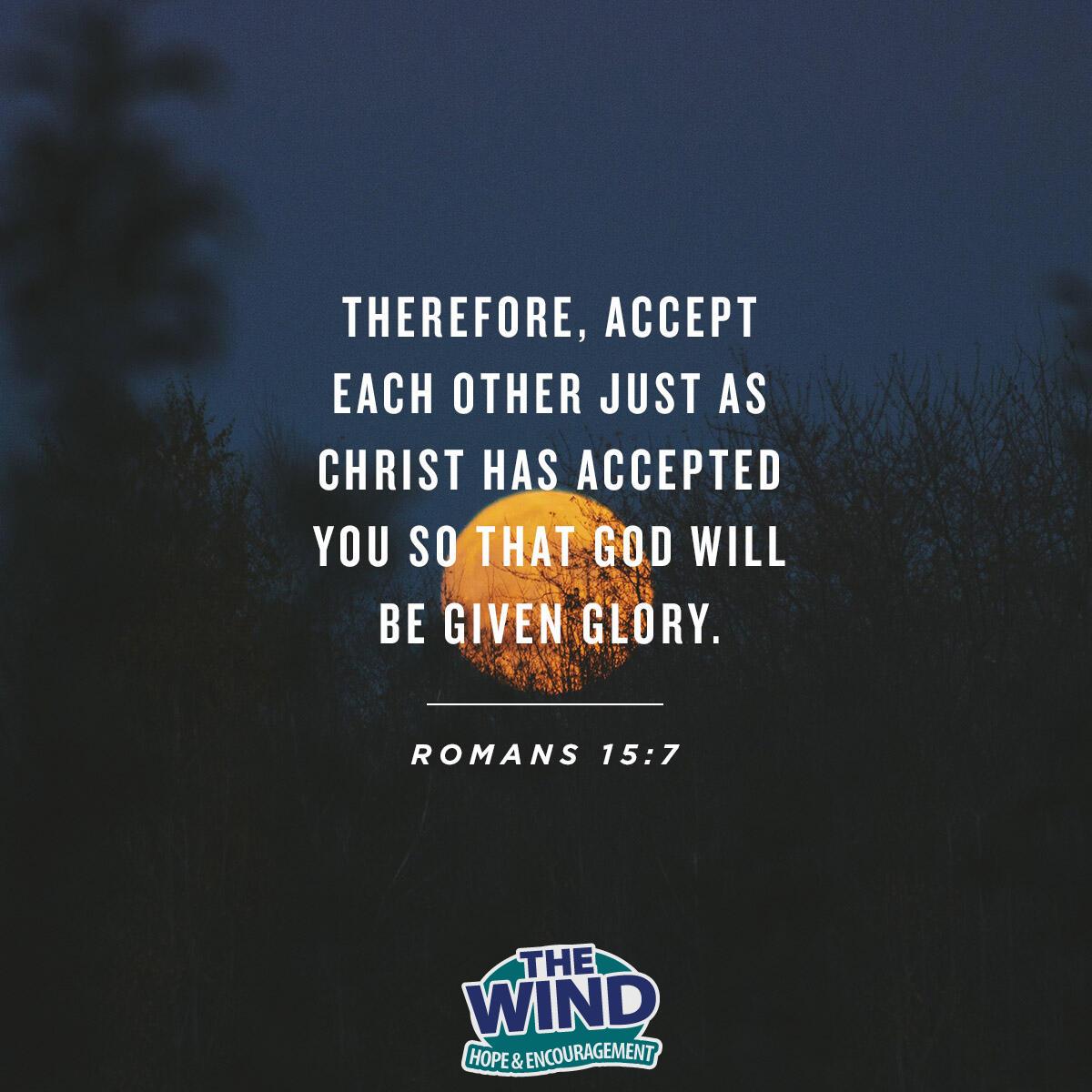 Romans 15:7