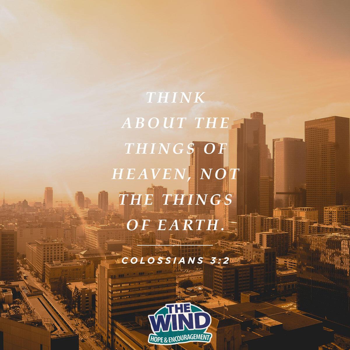 Colossians 3:2
