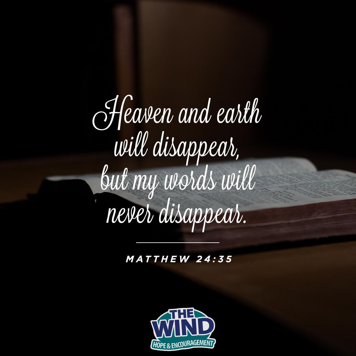 Matthew 24:35