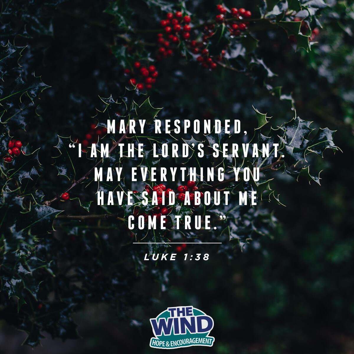 Luke 1:38