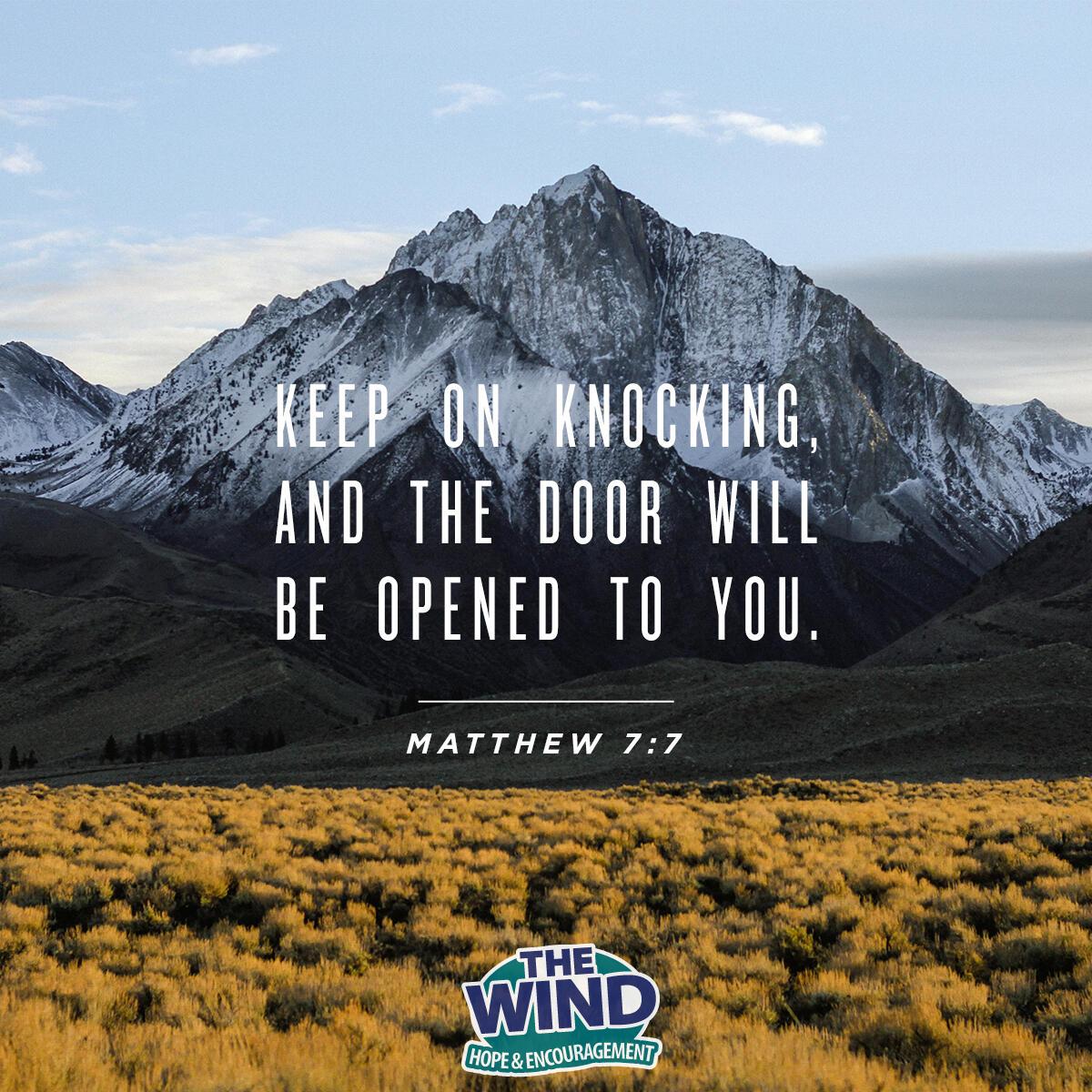 Matthew 7:7