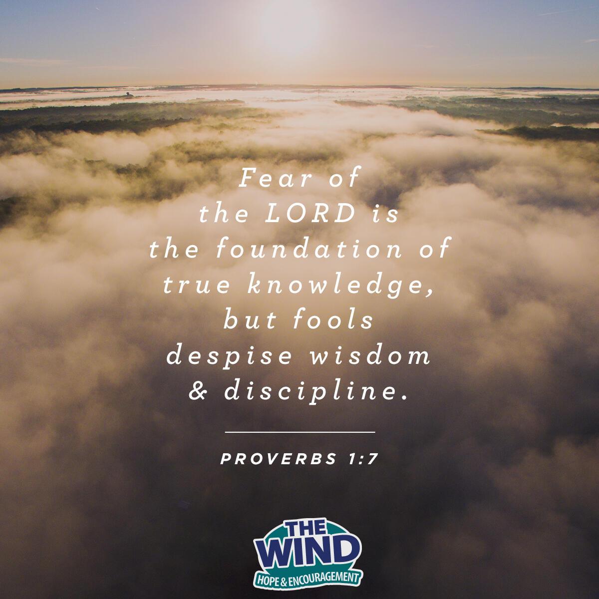 Proverbs 1:7