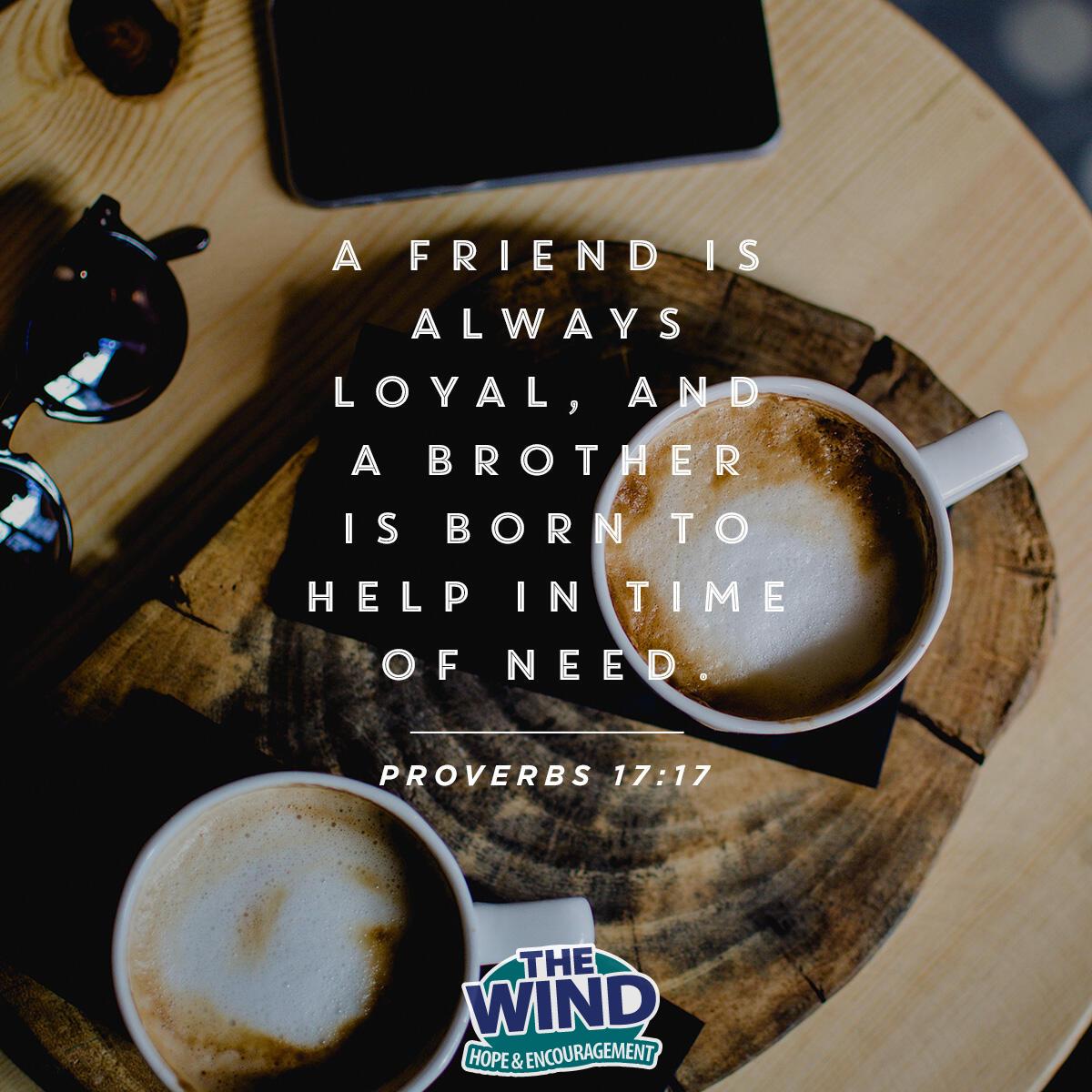 Proverbs 17:17