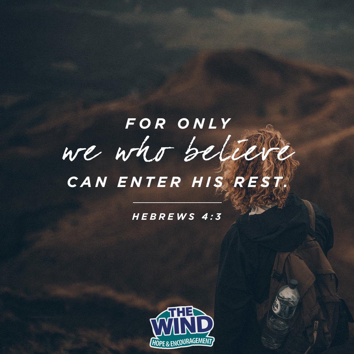 Hebrews 4:3