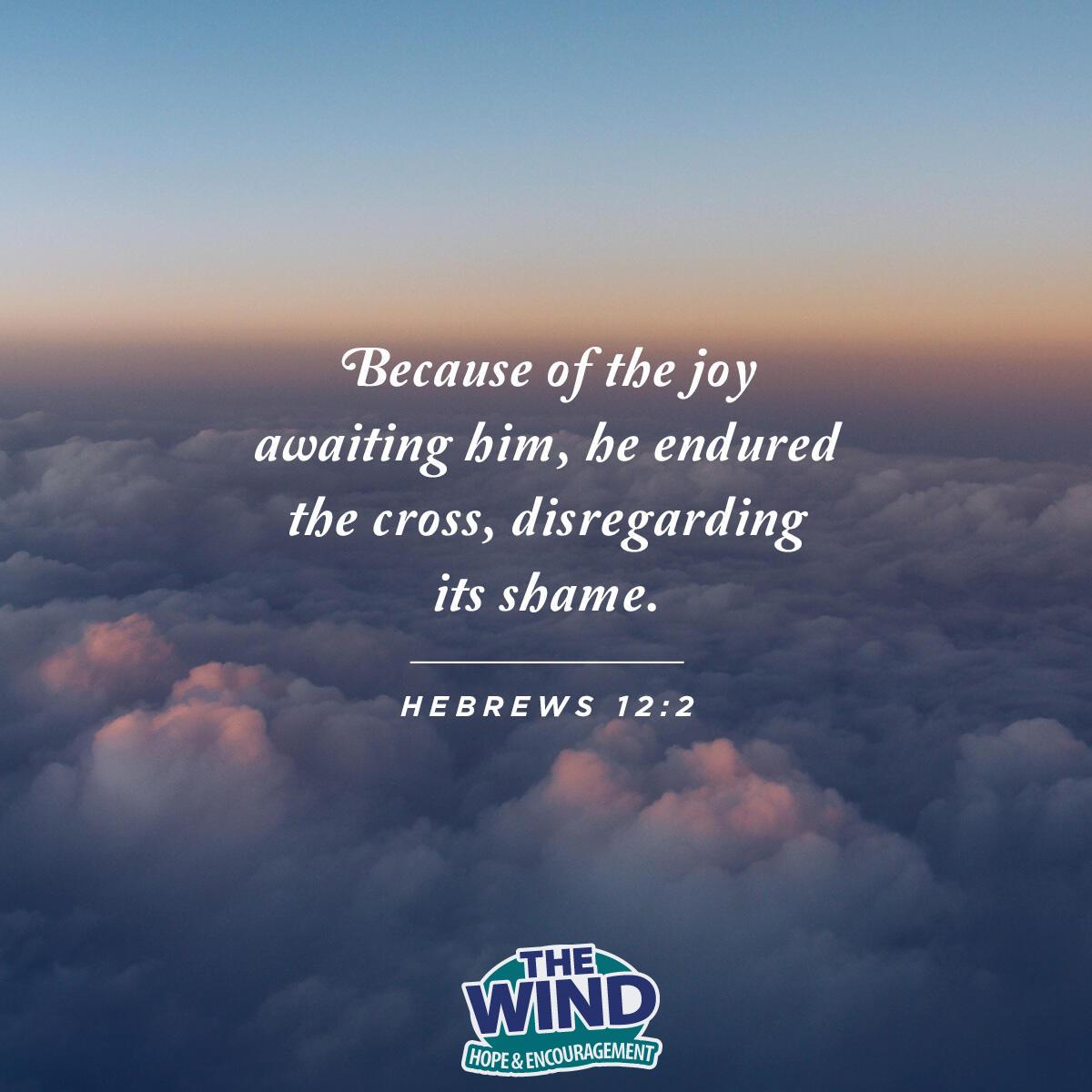 Hebrews 12: 2