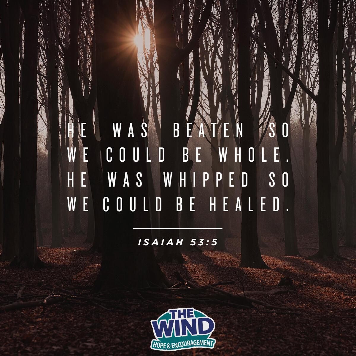 Isaiah 53:5