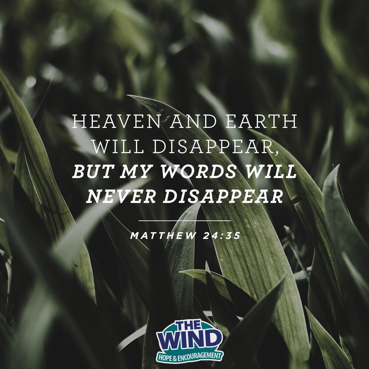 Matthew 24:35