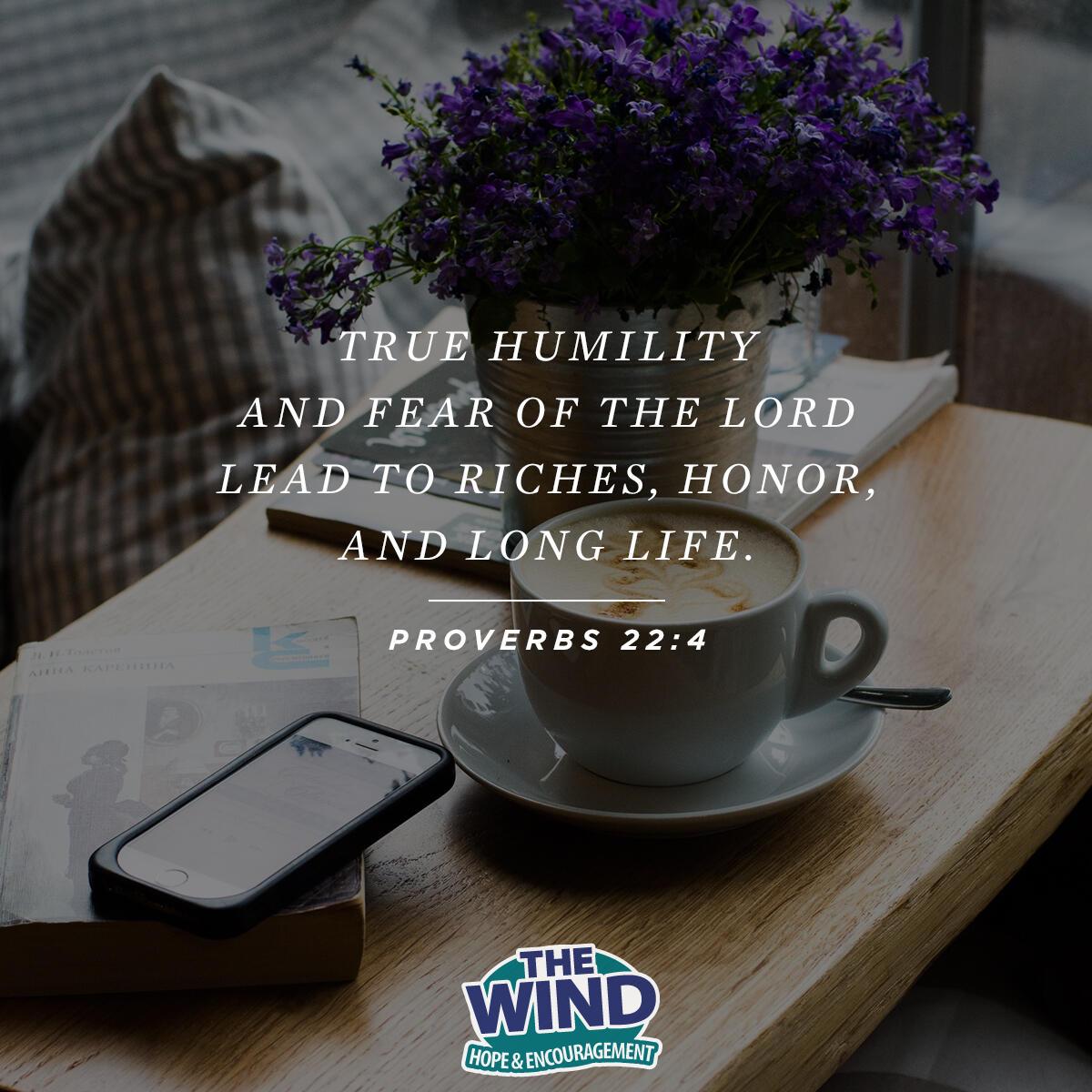 Proverbs 22:4
