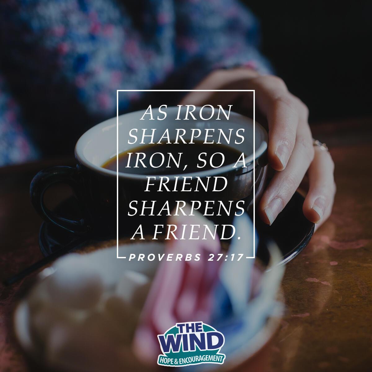 Proverbs 27:17