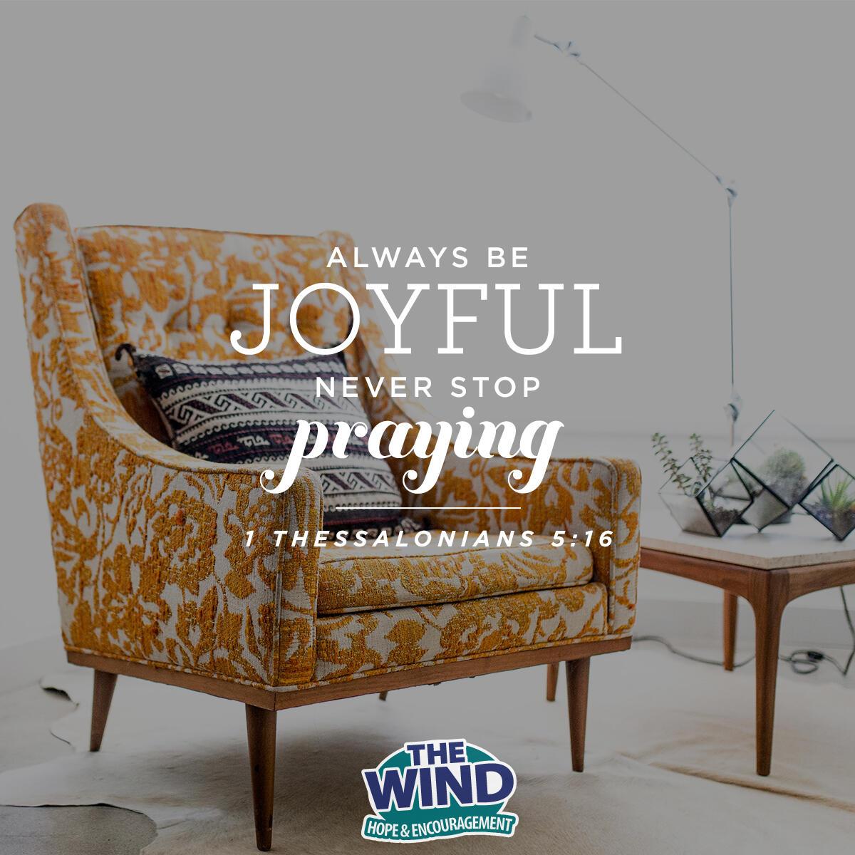 1 Thessalonians 5:16