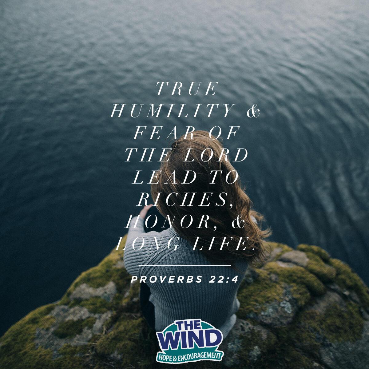 Proverbs 22:4
