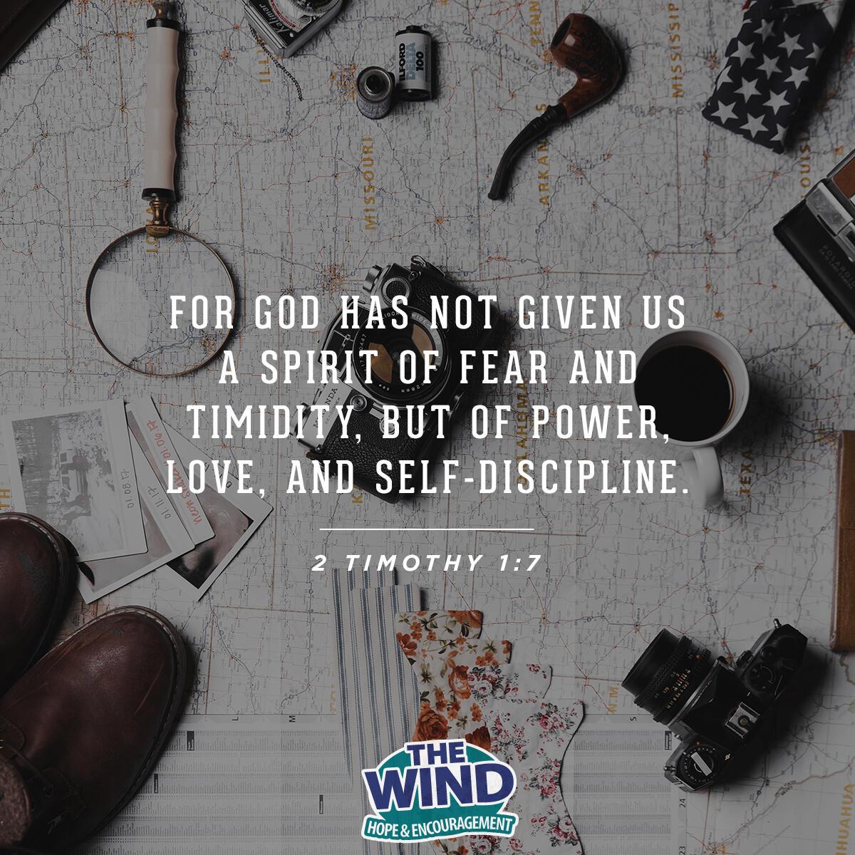 2 Timothy 1:7 - Verse of the Day