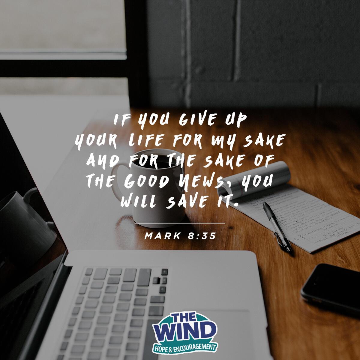 Mark 8:35
