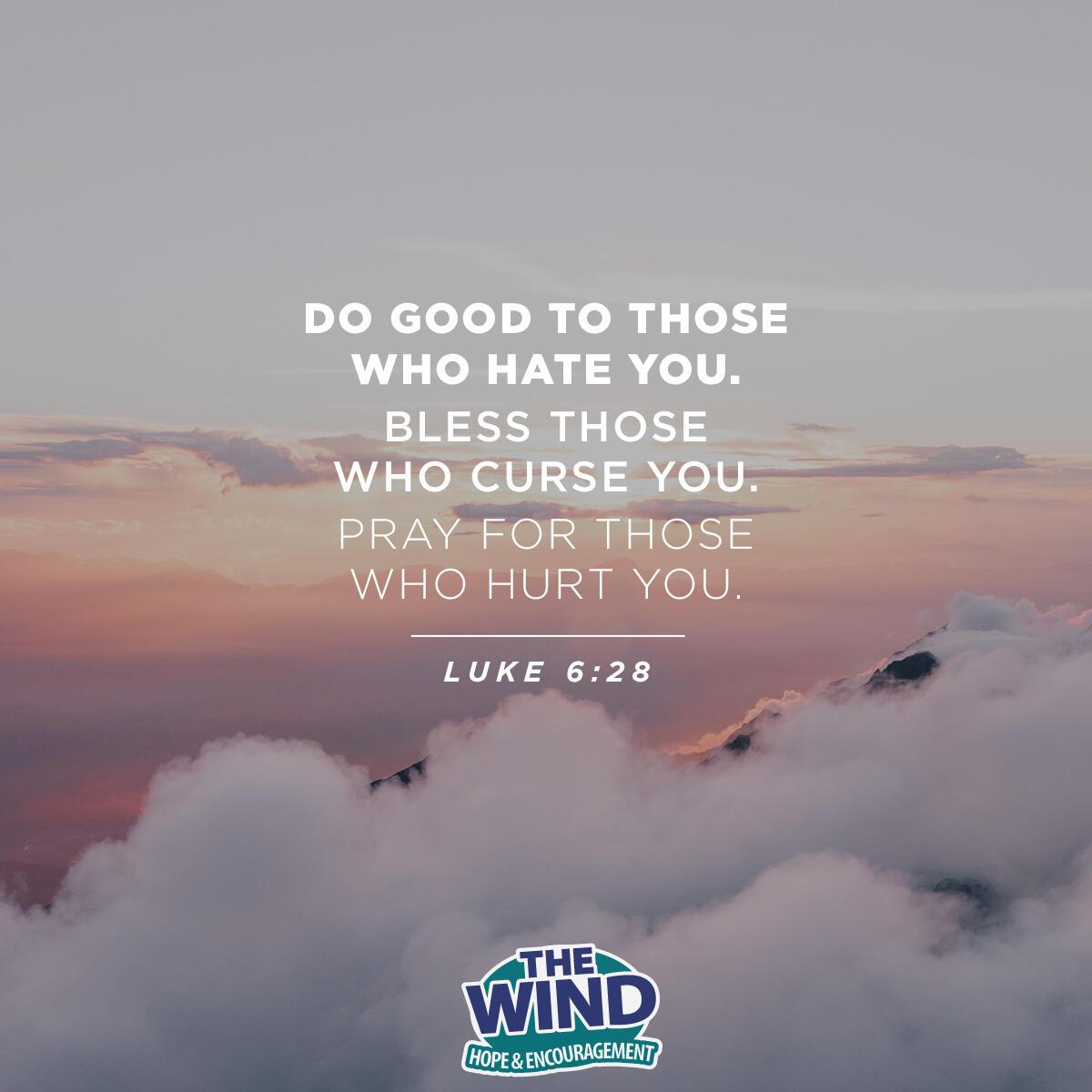 Luke 6:28