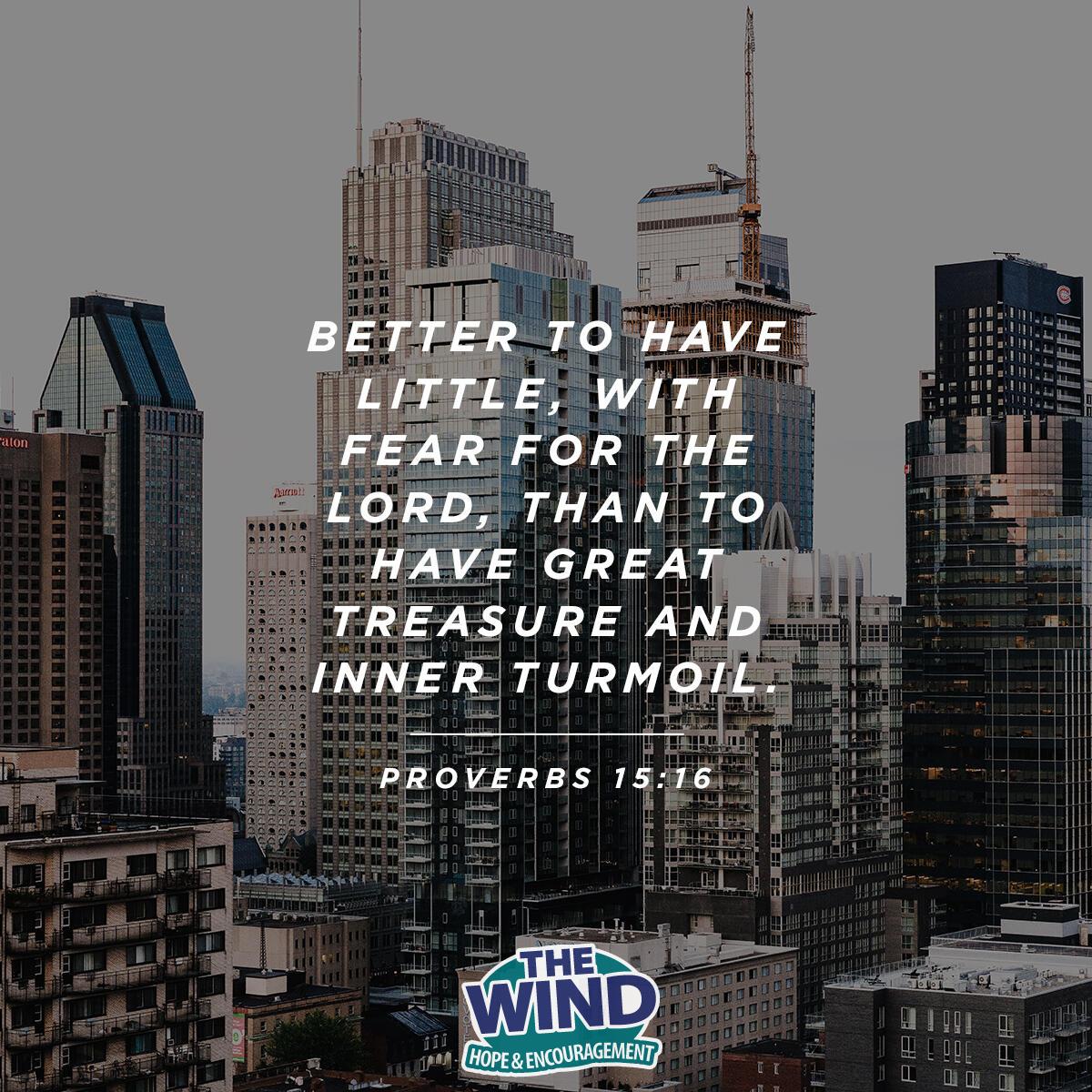 Proverbs 15:16