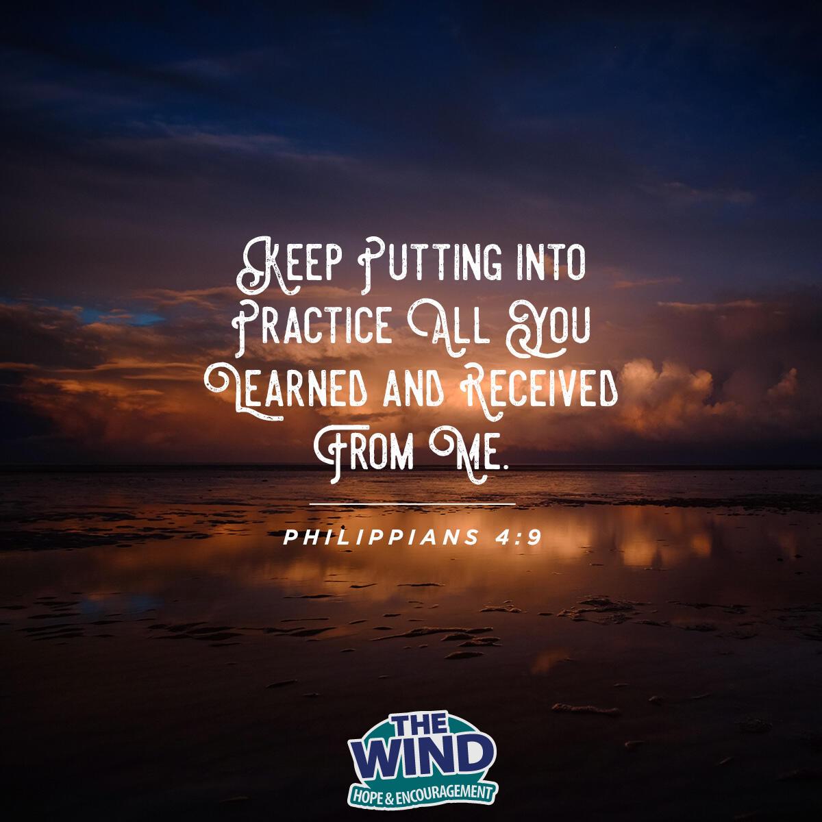 Philippians 4:9
