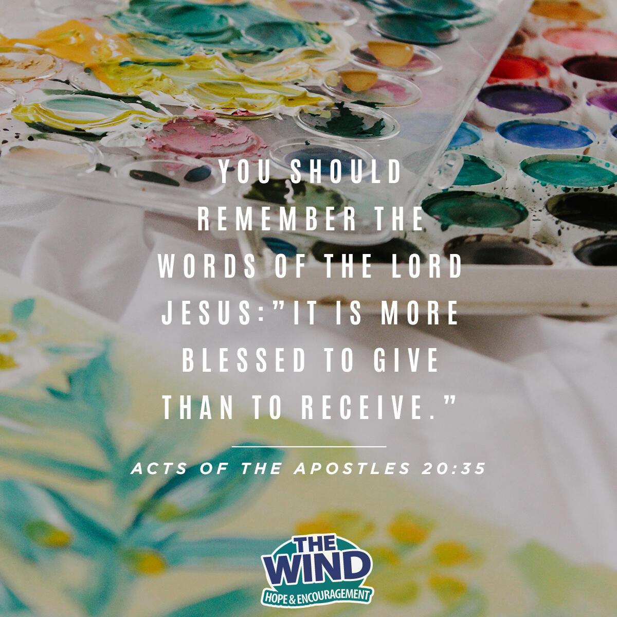 Acts of the Apostles 20:35