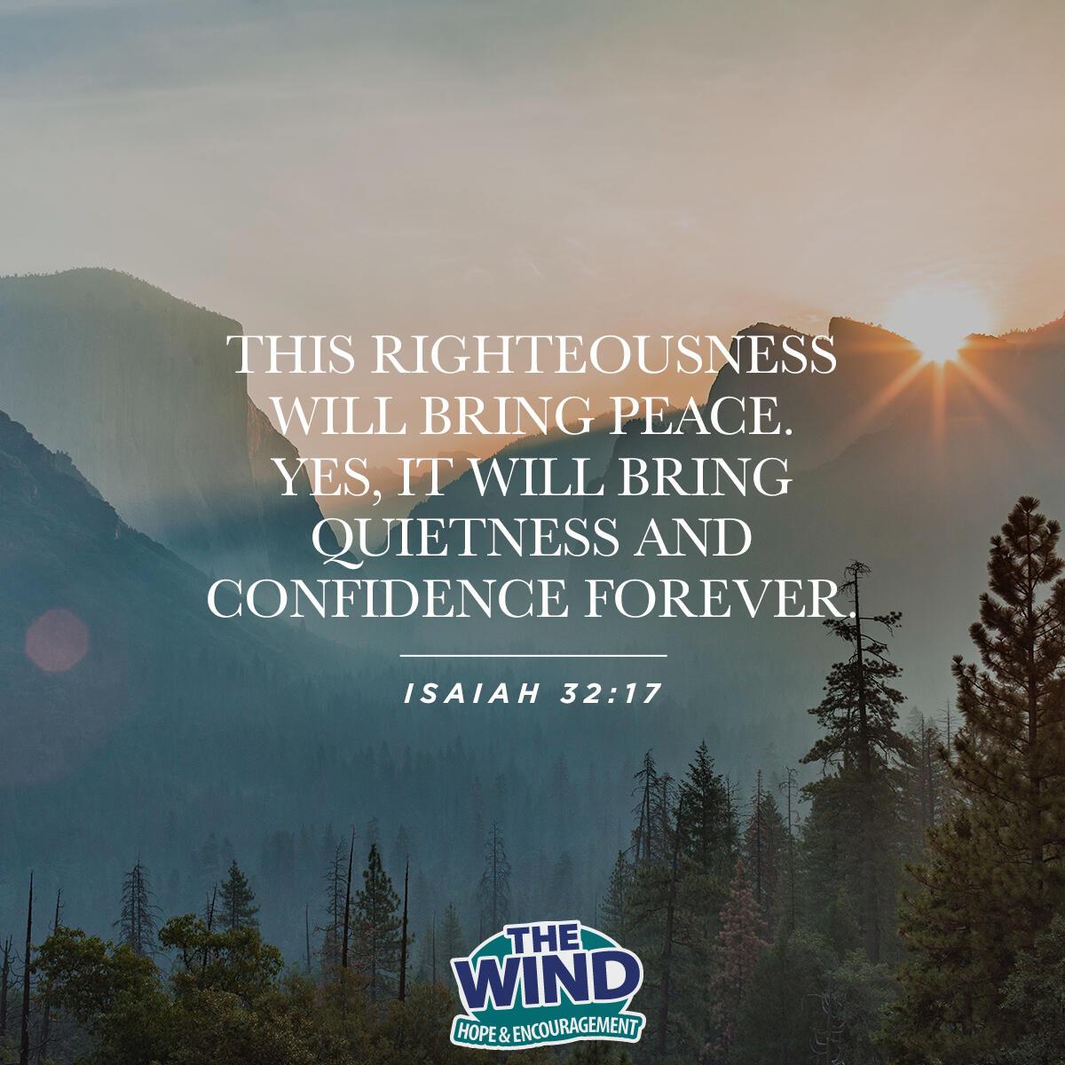 Isaiah 32:17