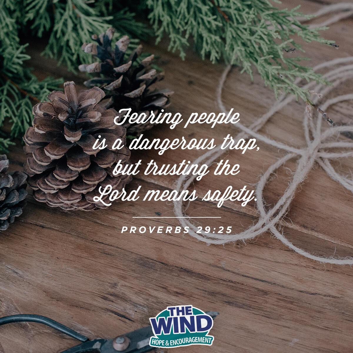 Proverbs 29:25