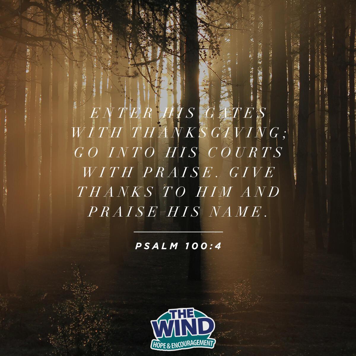 Psalm 100:4