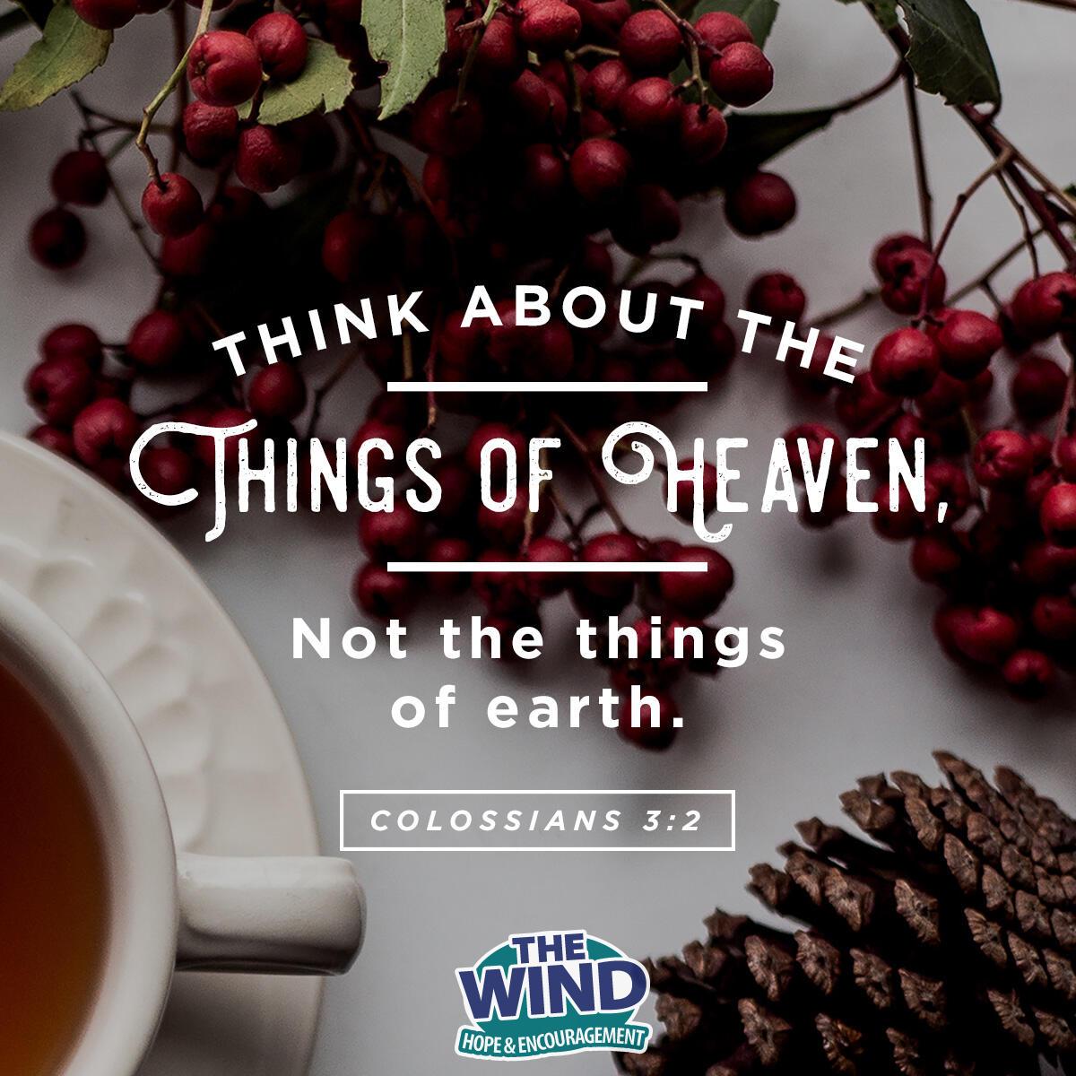 Colossians 3:2